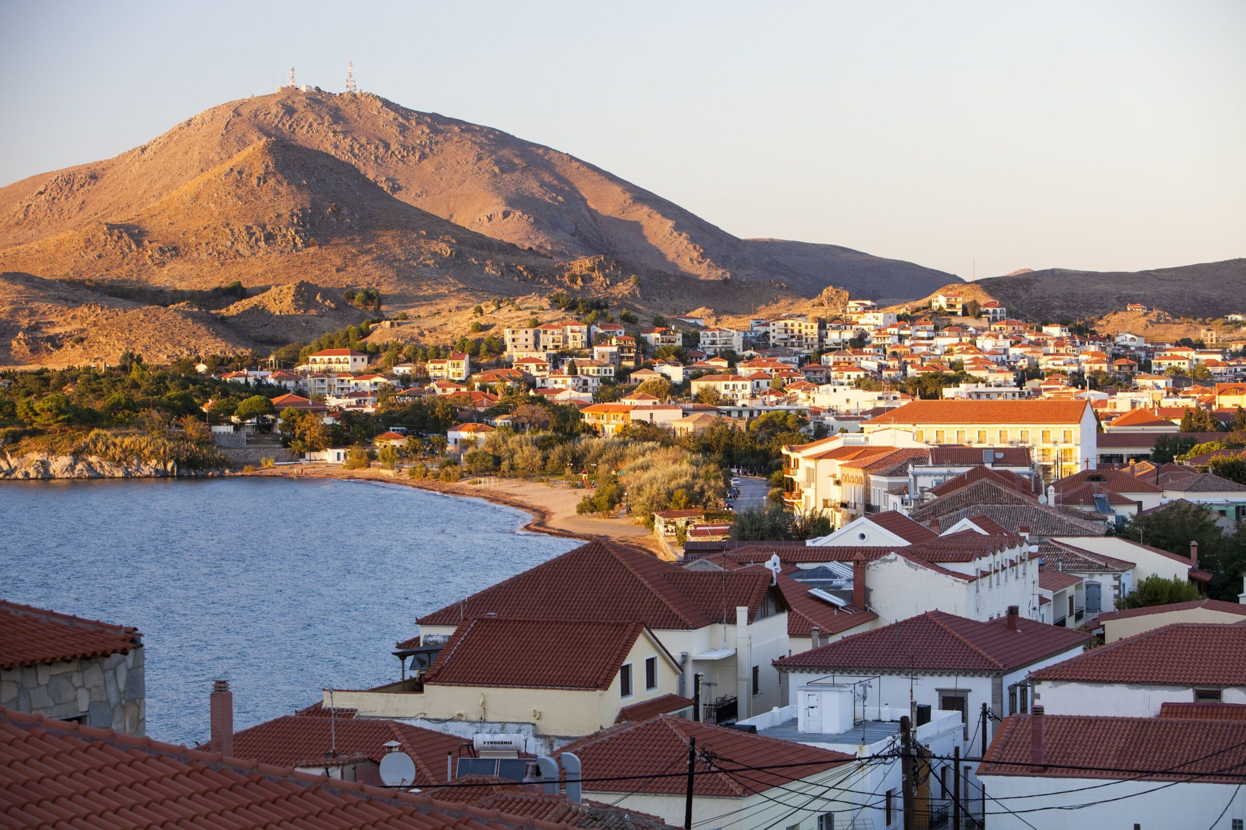 Řecký ostrov Lemnos.