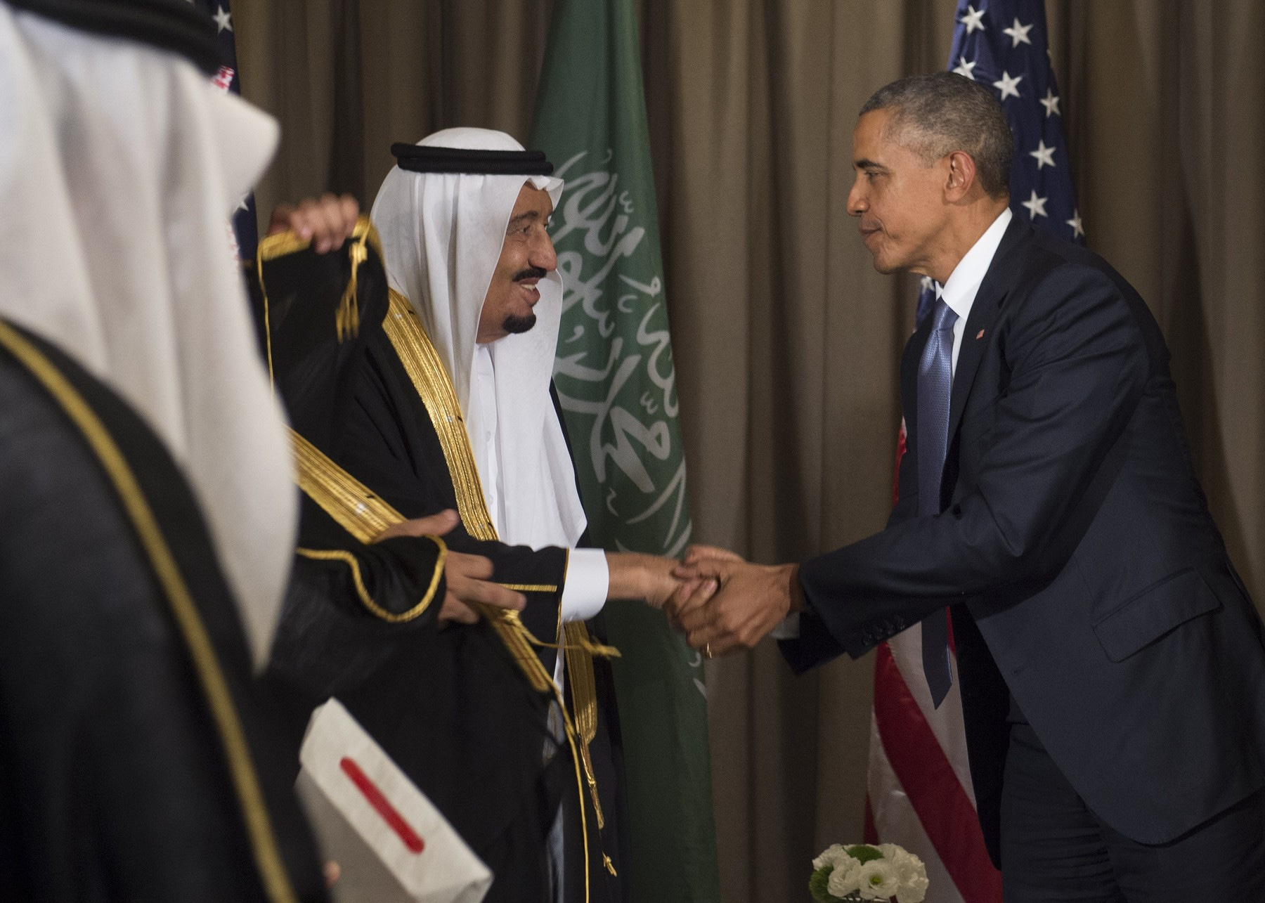 Prezident Obama a saudský král. Listopad 2015.
