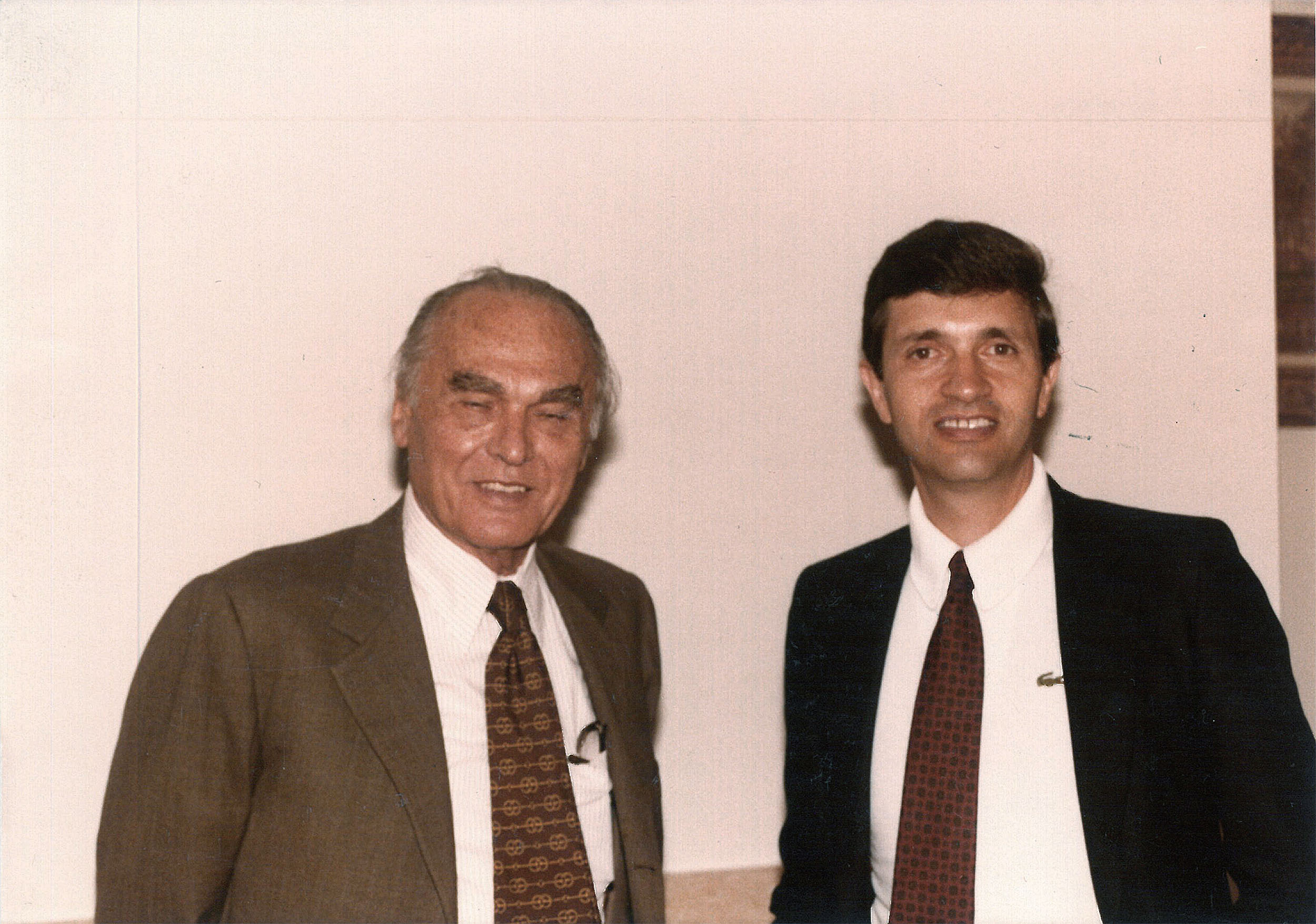 Frank Reiss (vpravo) a Zdeněk Toman v Kalifornii v roce 1984.