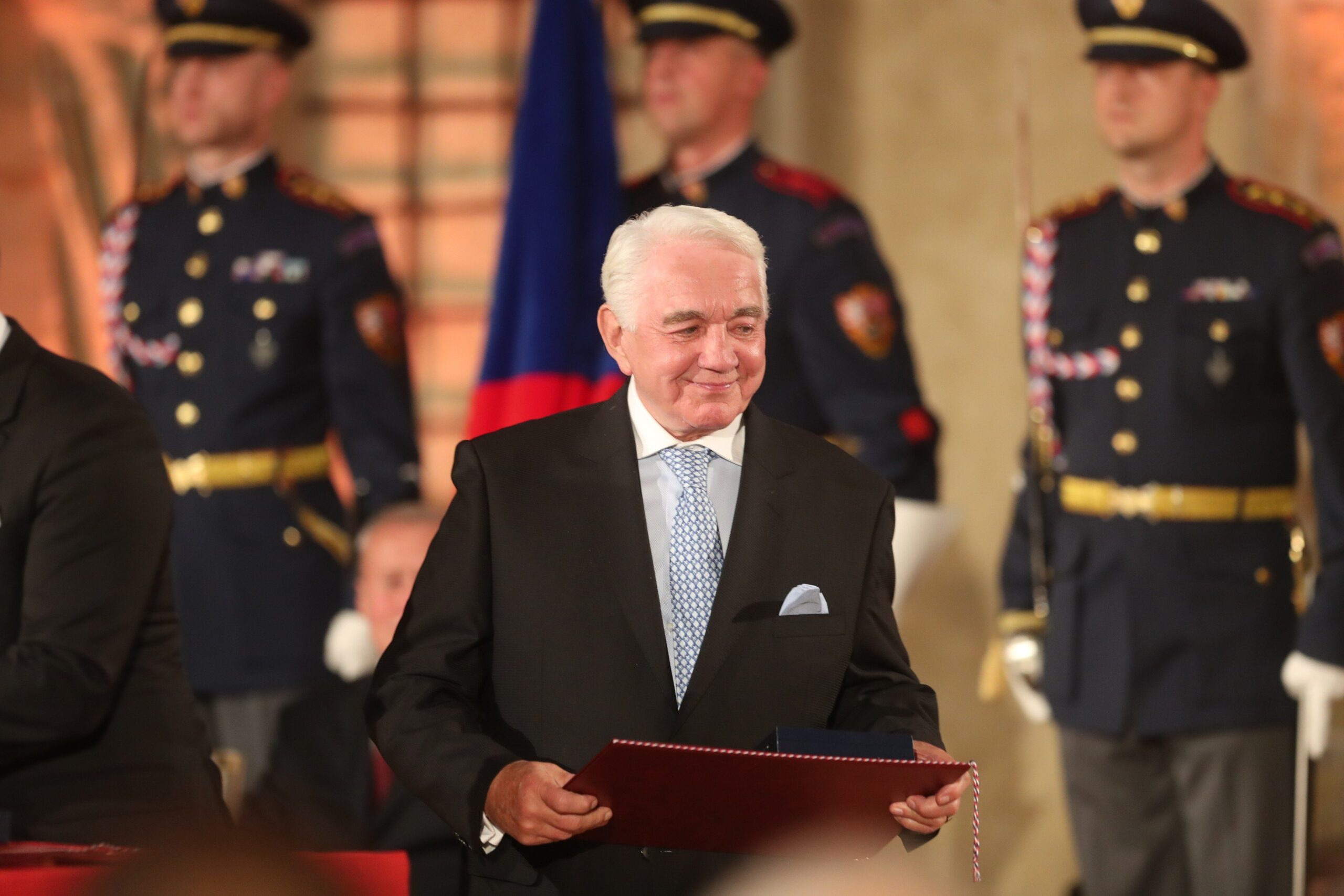 Jiří Krampol na Pražském hradě, 28. října 2018.