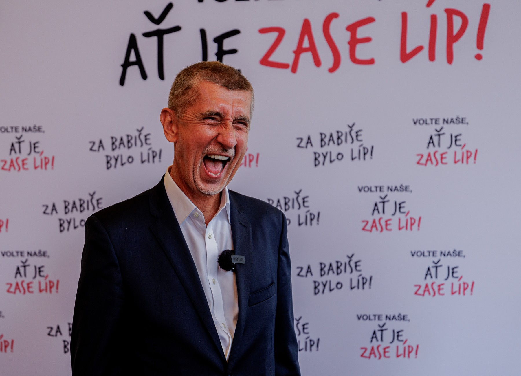 Andrej Babiš na zahájení horké fáze kampaně ANO před obecními a senátními volbami začátkem září 2022.