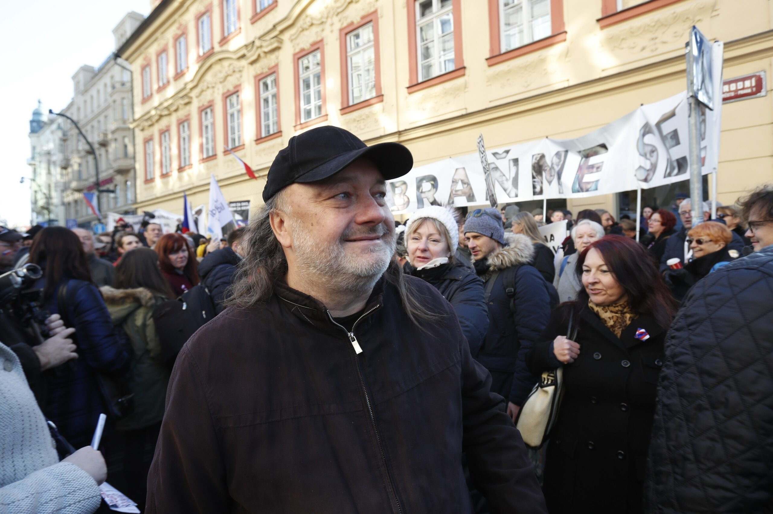Ladislav Jakl. Národní třída v Praze, 17. listopadu 2018.