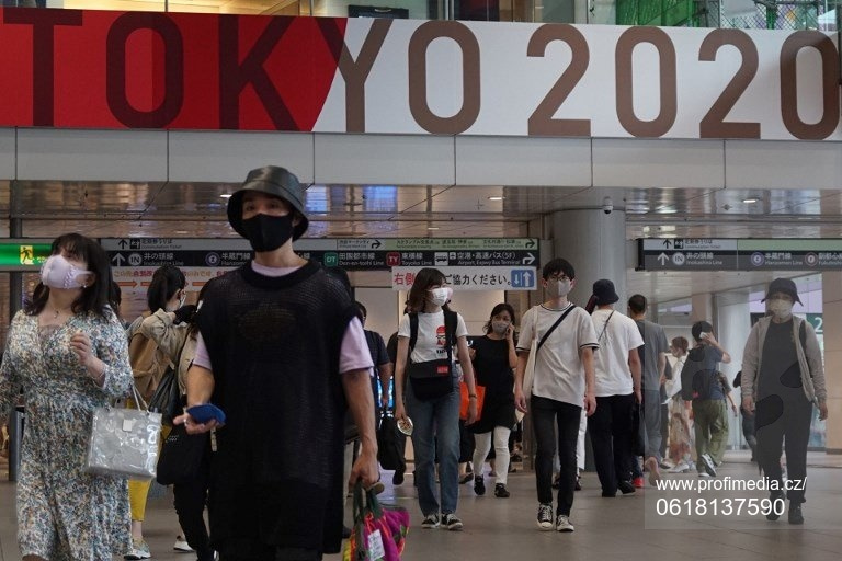 Tokio několik týdnů před olympijskými hrami, které byly z roku 2020 kvůli pandemii přesunuty na rok 2021.